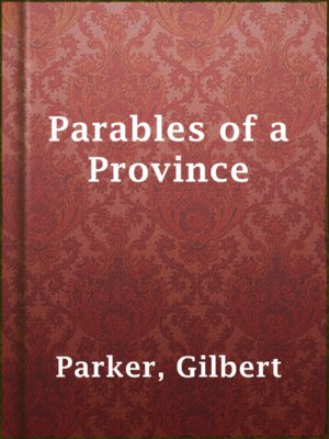 cover image of Parables of a Province